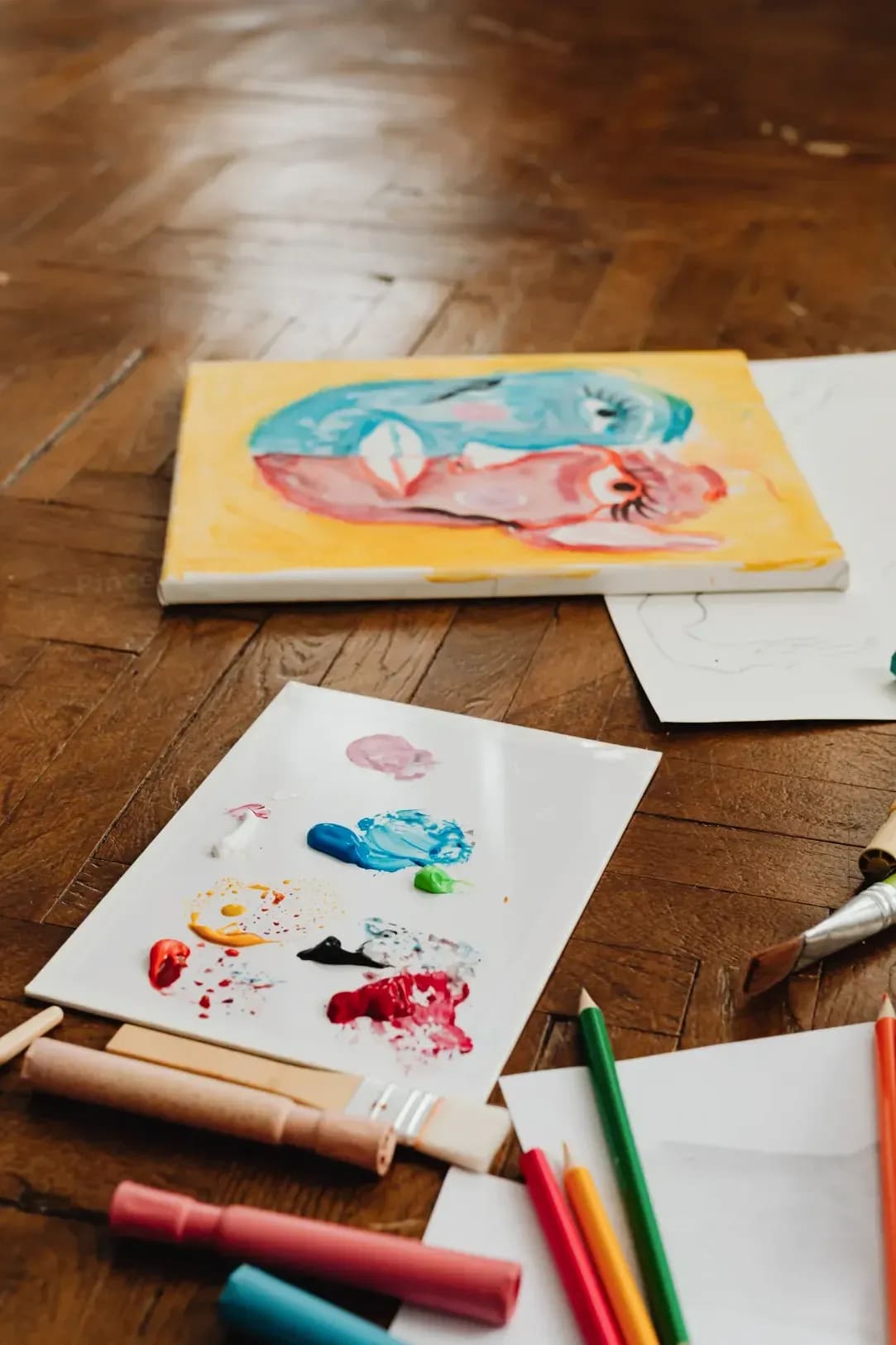 Sesiones de pintura en grupo